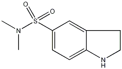 N,N-二甲基吲哚啉-5-磺酰胺结构式