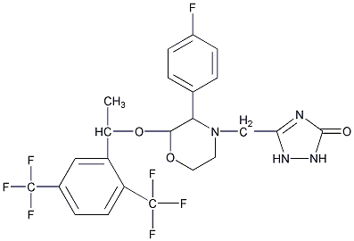 阿瑞吡坦结构式