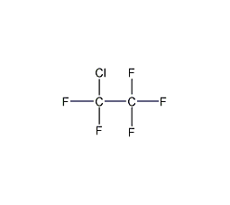 一氯五氟乙烷结构式