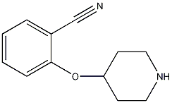 2-(4-哌啶氧基)苯甲腈结构式