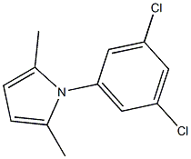 1-(3,5-DICHLOROPHENYL)-2,5-DIMETHYL-1H-PYRROLE结构式