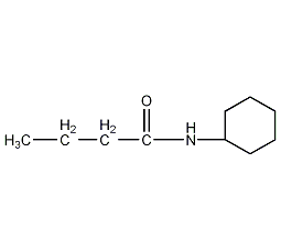 N-环己丁烷酰胺结构式