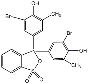 溴甲酚紫结构式