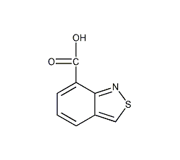 2,1,3-苯并噻二唑-4-甲酸结构式