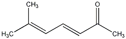 6-甲基-3,5-戊二烯-2-酮结构式