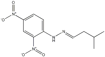2,4-二硝基苯腙异戊醛结构式