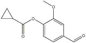 4-Formyl-2-methoxyphenyl cyclopropanecarboxylate