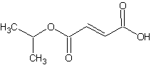 富马酸单异丙酯结构式