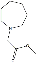 2-(N-六亚甲基亚氨基)乙酸甲酯结构式