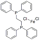 [1,2-双(二苯基膦)乙烷]二氯化铁(II)结构式