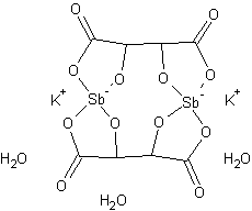 锑酰酒石酸钾结构式