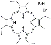 2,7,12,17-四乙基-3,8,13,18-四甲基卟啉二氢溴酸结构式