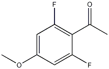 2',6'-二氟-4'-甲氧基苯乙酮结构式
