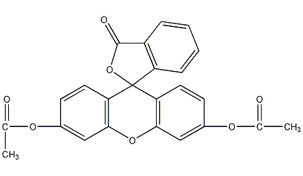 荧光素二乙酸酯结构式