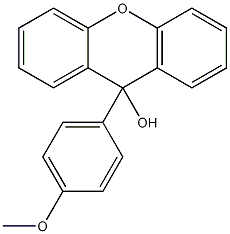 9-(4-甲氧苯基)呫吨-9-醇结构式