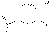 1-溴-2-氯-4-硝基苯结构式