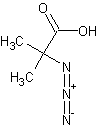 α-叠氮异丁酸结构式