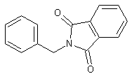 N-苯甲基酞亚胺结构式