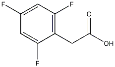 2,4,6-三氟苯乙酸结构式