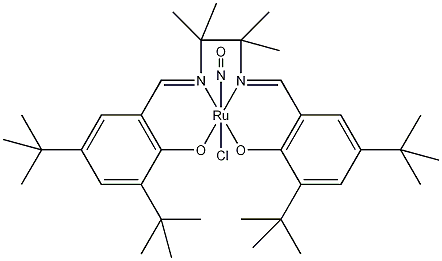 Chloronitrosyl[N,N'-bis(3,5-di-tert-butylsalicylidene)-1,1,2,2-tetramethylethylenediaminato]ruthenium(IV)