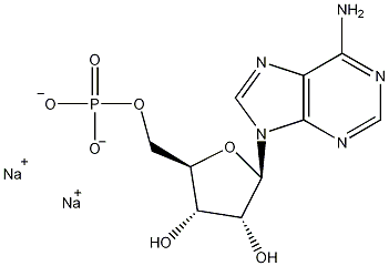 腺苷-5'-单磷酸二钠盐结构式