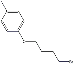 1-(4-溴丁氧基)-4-甲基苯结构式