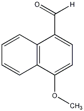 4-甲氧基-1－萘甲醛结构式