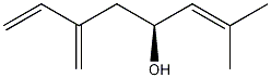 2-甲基-6-次甲基-2,7-辛二烯-4-醇结构式