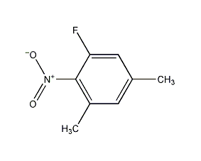 1-氟-3,5-二甲基-2-硝基苯结构式