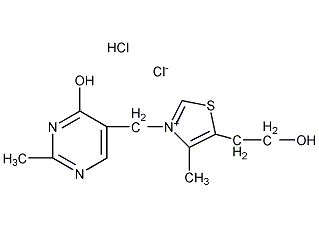 羟基硫胺素盐酸盐结构式