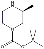 (3S)-1-丁氧羰基-3-甲基哌嗪结构式
