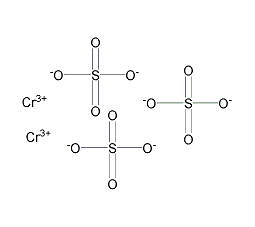 硫酸铬六水结构式