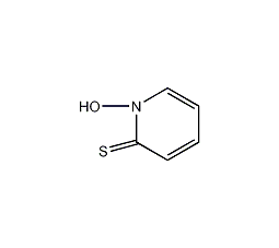 1-羟基-1H-吡啶-2-硫酮结构式