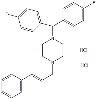 盐酸氟桂利嗪结构式