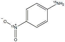 4-硝基苯胺-15N2结构式