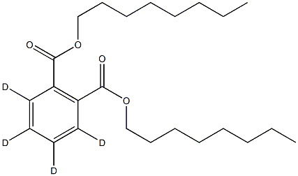 邻苯二甲酸二辛酯-3,4,5,6-d4结构式