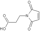3-马来酰亚胺丙酸结构式