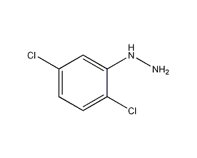 2,5-二氯苯肼结构式
