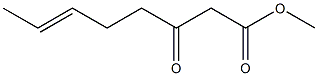 3-氧代-6-辛烯酸甲酯结构式