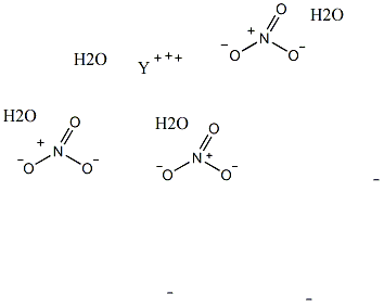 硝酸钇(iii)四水结构式