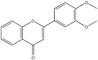 3',4'-二甲氧基黄酮结构式