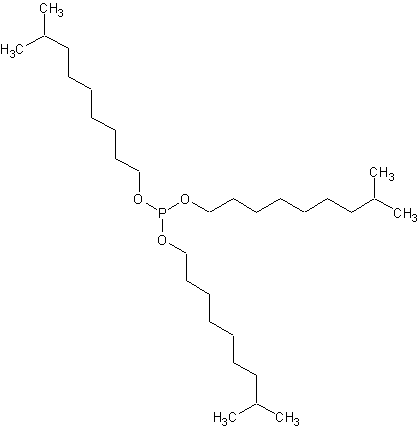 亚磷酸三异癸基脂结构式