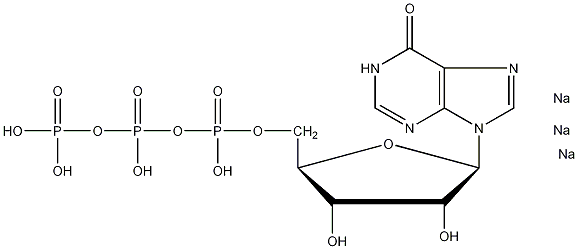 肌苷-5'-三磷酸三钠盐结构式