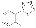 5-(2-甲基苯基)-1H-四唑结构式