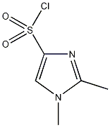1,2-二甲基咪唑-4-磺酰氯结构式