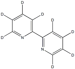2,2'-联吡啶-d8结构式
