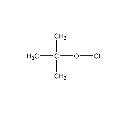 次氯酸叔丁基酯结构式