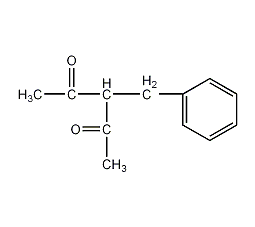 2,4-戊烷二酮-3-(苯甲基)结构式