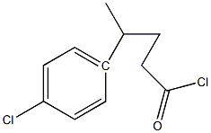 2-(4-氯苯基)-3-甲基丁酰氯结构式