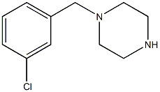 1-(3-氯苯甲基)哌嗪结构式